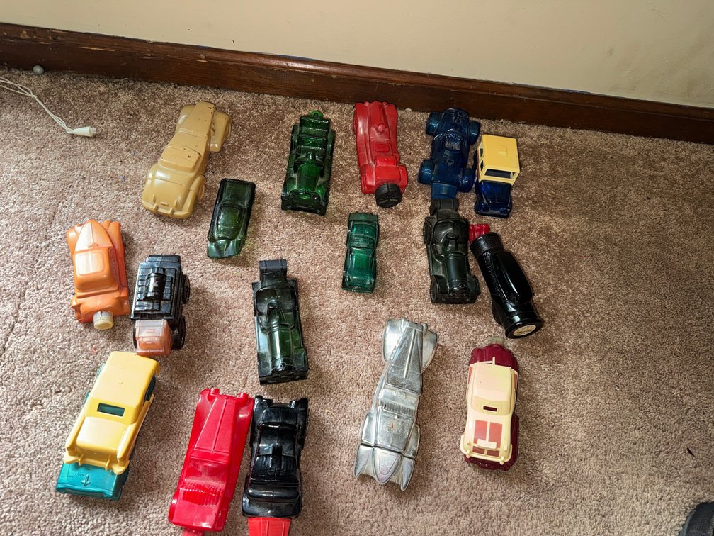 Vintage Avon Figural Car Decanters