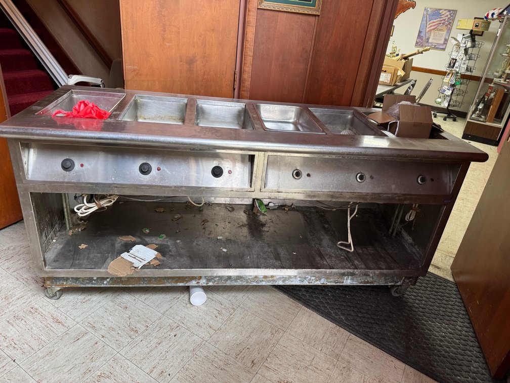Commerical stainless warming / serving unit