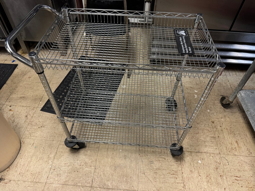Wire utility cart