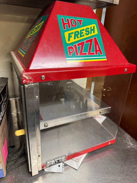 Hot Fresh Pizza display warmer