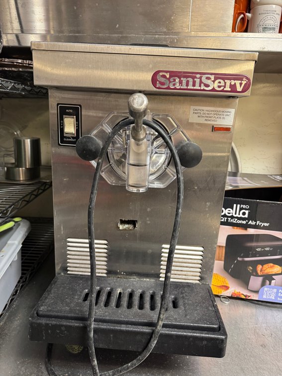 Saniserv commercial appliance