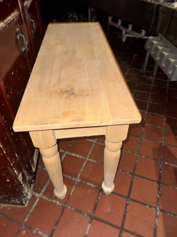 Wooden table