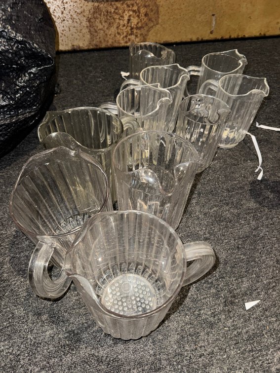 Clear Plastic Beverage Jugs