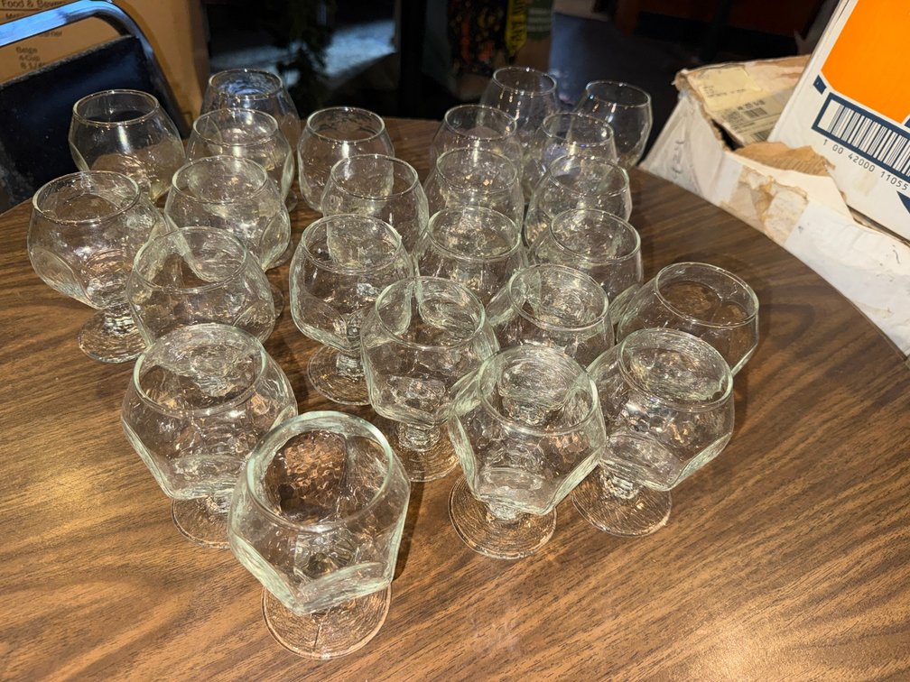 Paneled Stemware / Brandy Snifters