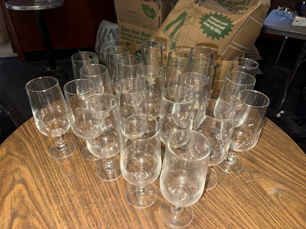 Short-Stemmed Glassware