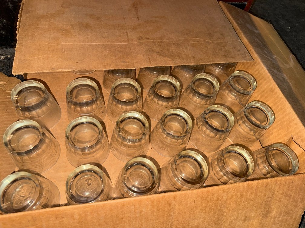 Stackable Clear Glass Tumblers