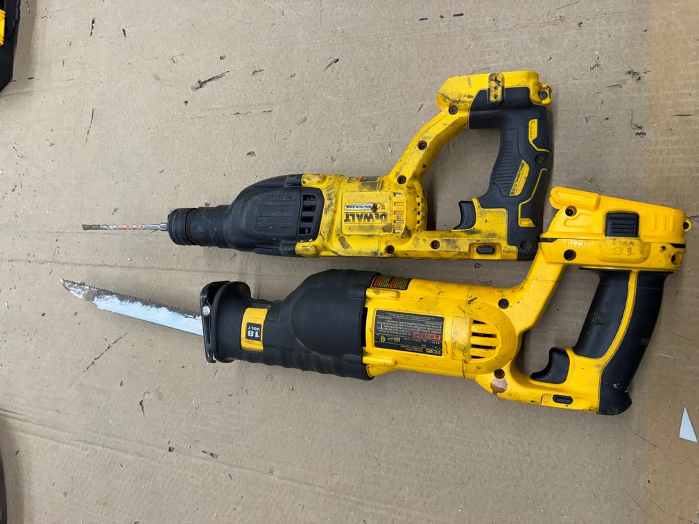 DeWalt Cordless Reciprocating Saw & Rotary Hammer