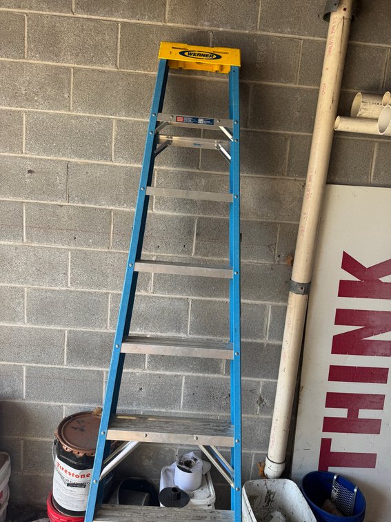 Werner 8-Foot Fiberglass Step Ladder