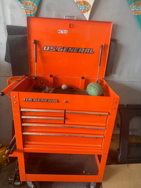 U.S. General 30-Inch 5-Drawer Mechanics Cart