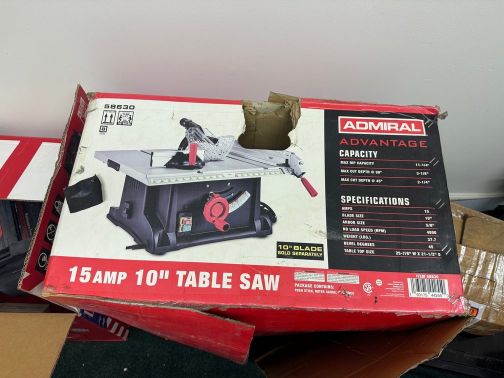 15-Amp 10-Inch Table Saw