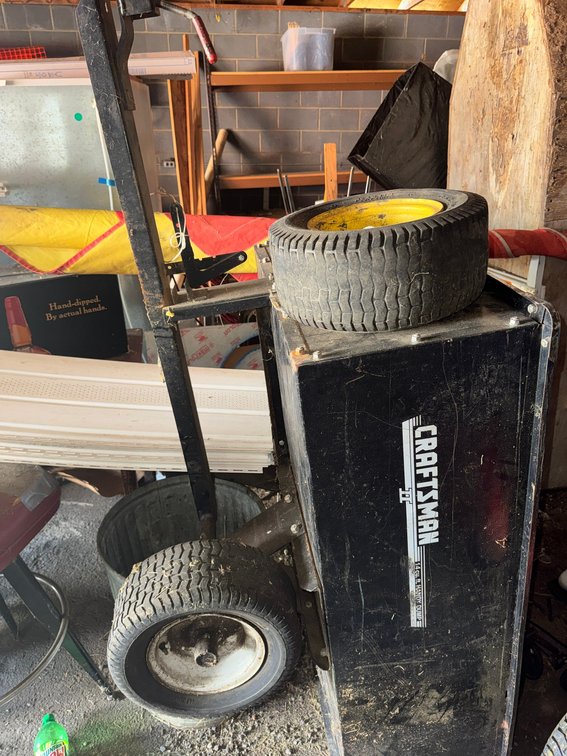 Craftsman Pull-Behind Dump Cart