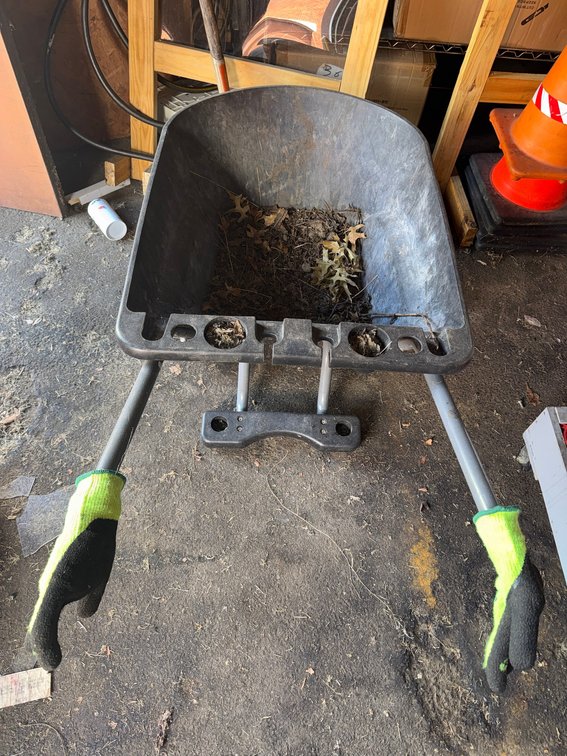 Dual-Wheel Utility Wheelbarrow