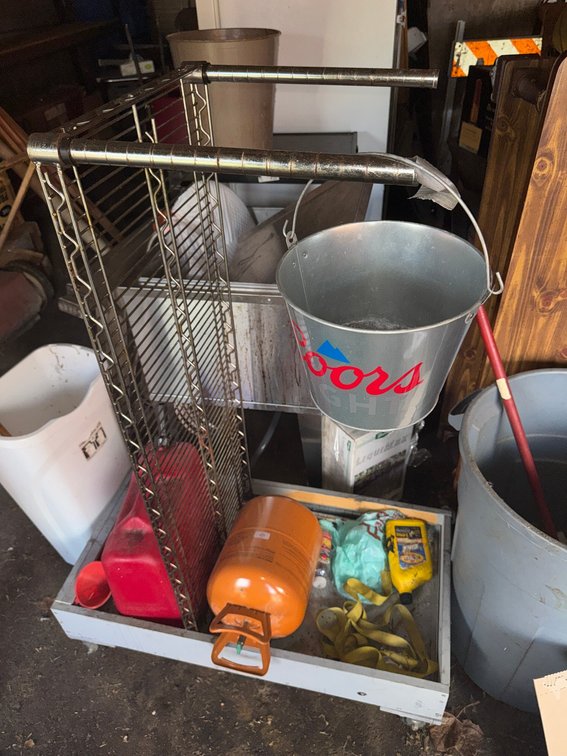 Commercial Chrome Wire Shelving Unit