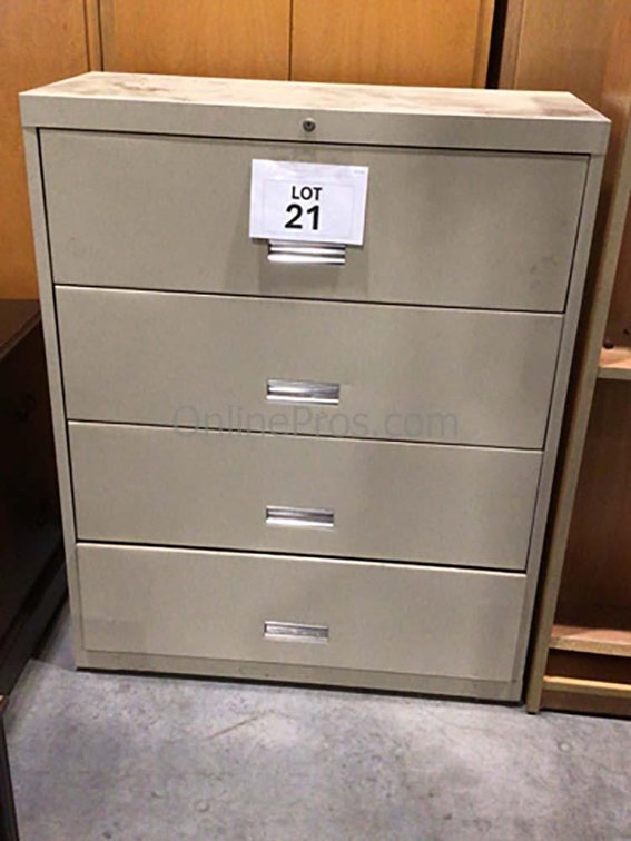 Beige Filing Cabinet