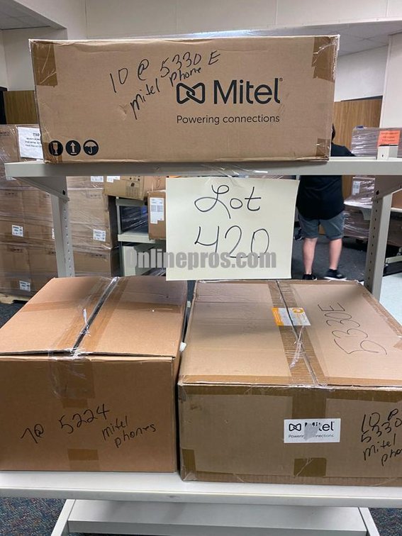 (Lot) Assorted Mitel Telephones