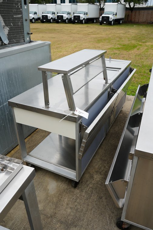 Milk Cooler with Prep Area
