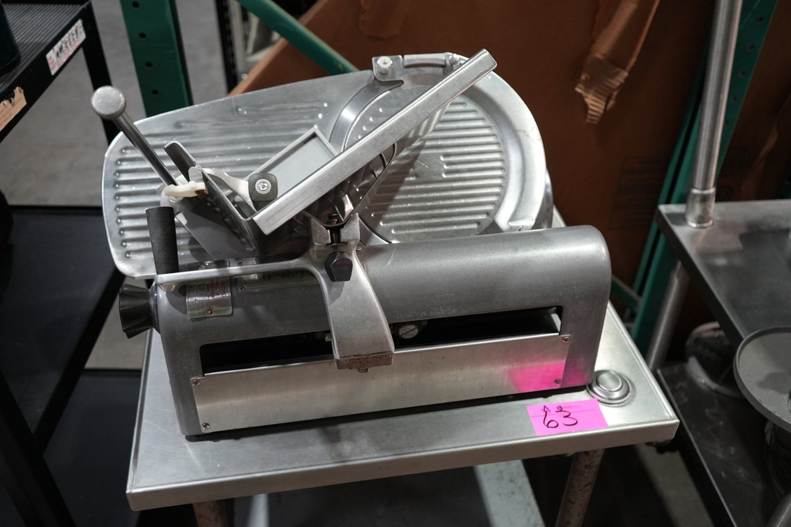 Hobart Slicer and Table