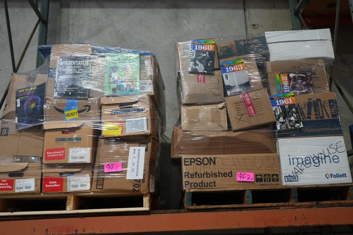 Discarded Library Books and Educational Material