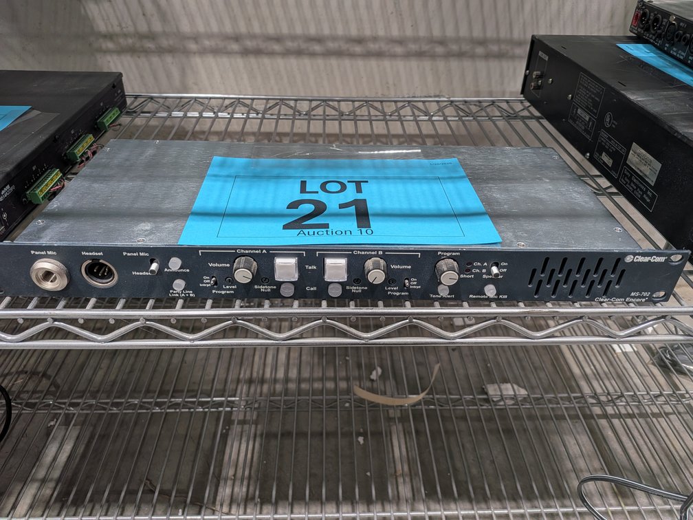 Clear Com 2- Channel Main Station