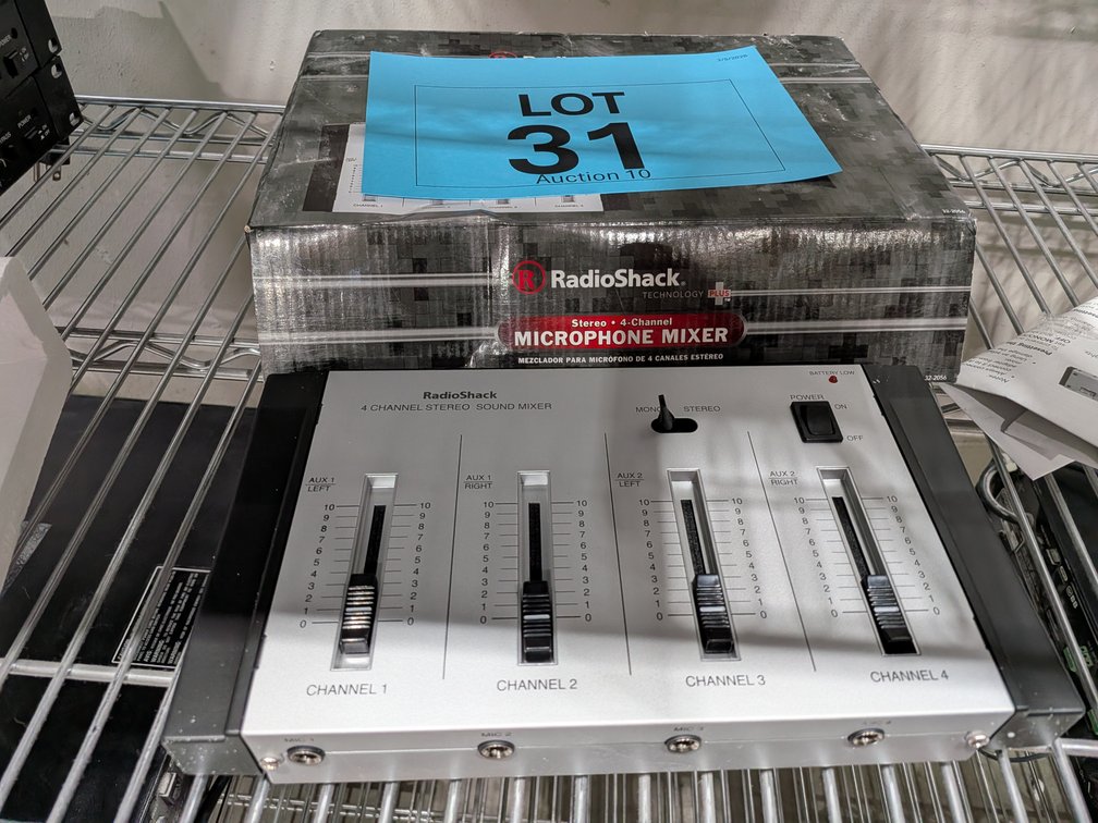 RadioShack 4- Channel Stereo Sound Mixer