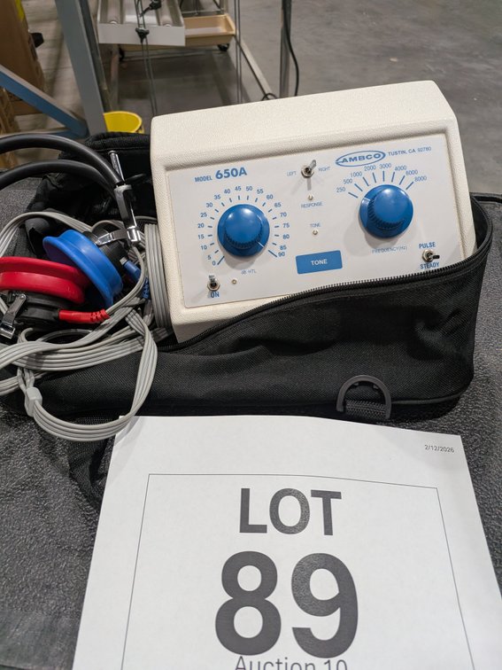 Ambco Audiometer