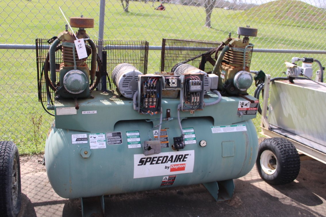 Speedaire Twin Head Air Compressor