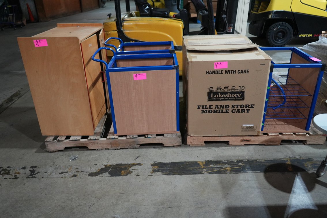 Lakeshore File and Store Mobile Carts, and Miscellaneous