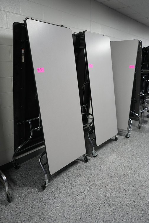Virco Roll Away Tables