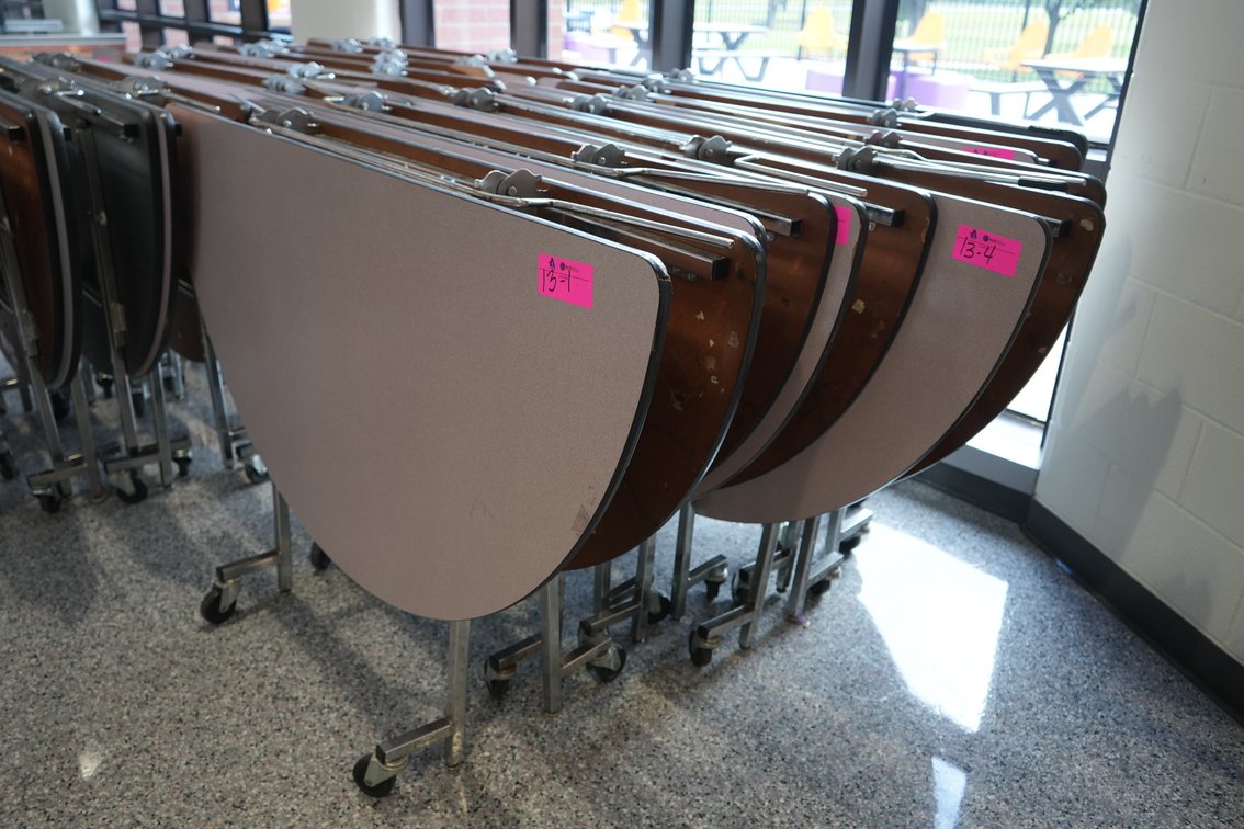 Virco Round Folding Tables