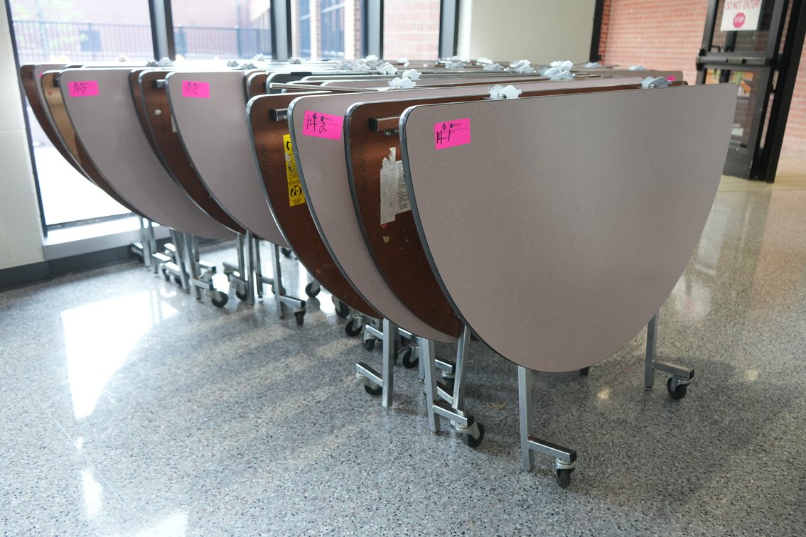 Virco Round Folding Tables
