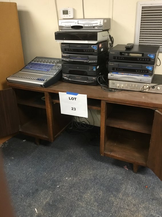 VCRs, DVD Players, and Mixer