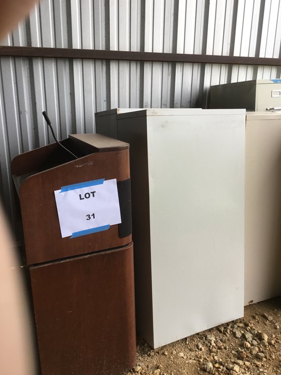 File Cabinets and Podium
