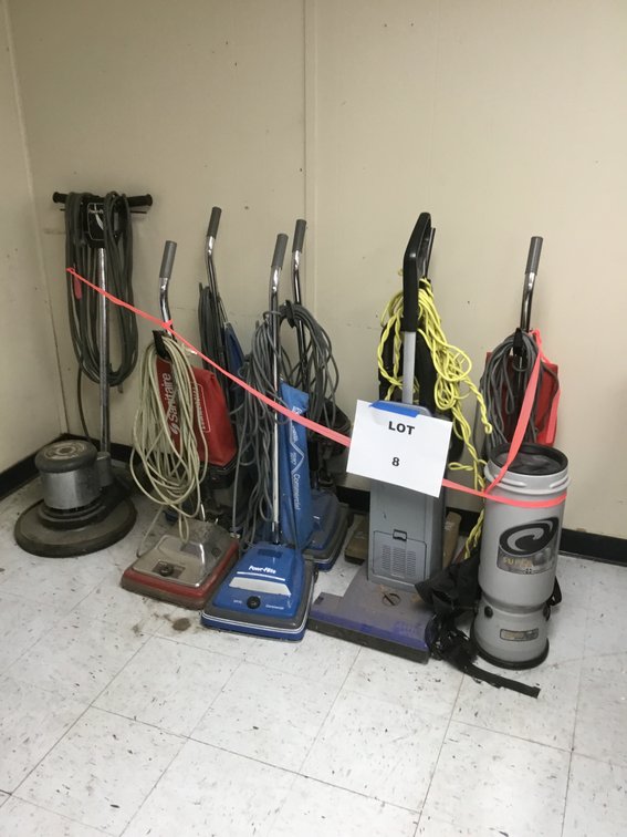 Vacuums and Floor Scrubber