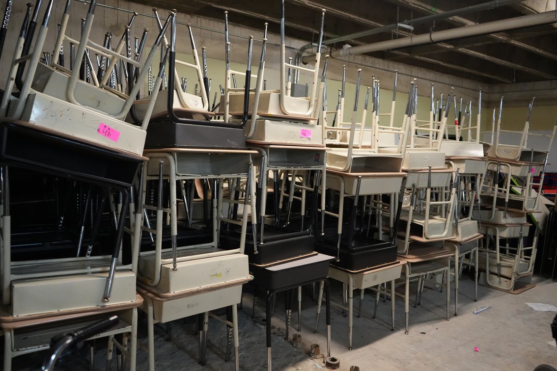 Open Front Student Desks