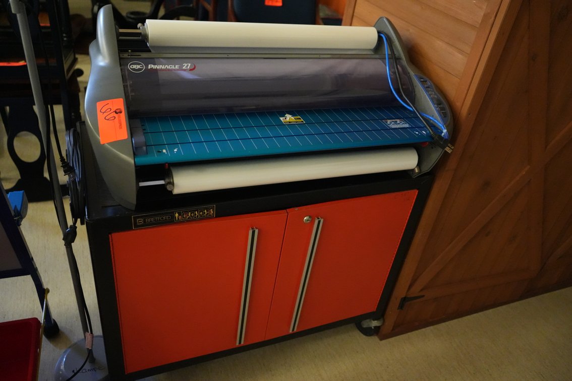 Bretford Machine Cabinet & Laminator