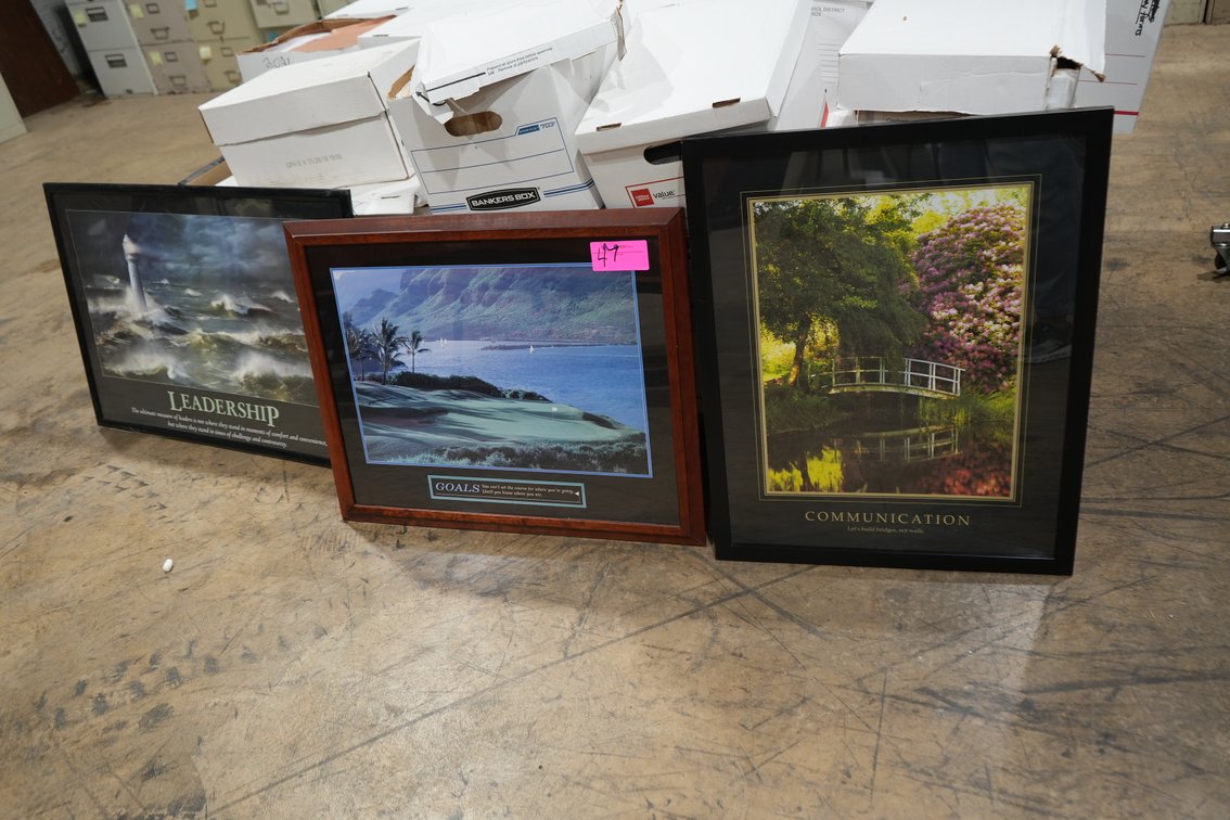 Framed Motivational Pictures