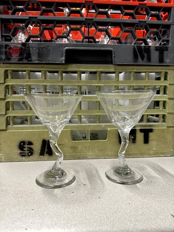 Image for Assorted Commercial Glassware with Wash Racks