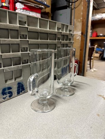 Image for Assorted Commercial Glassware with Wash Racks