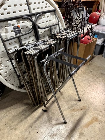 Image for Folding Banquet Tray Jacks / Serving Tray Stands