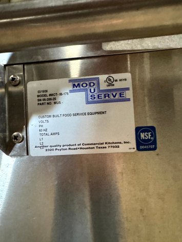 Image for Mod-U-Serve MCT-IB-175 Mobile Insulated Ice Bins / Catering Carts
