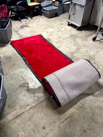 Image for Long Event Carpet Runners – Red & White