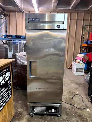 Image for TRUE Commercial Stainless-Steel One-Door Reach-In Freezer – Not Cooling