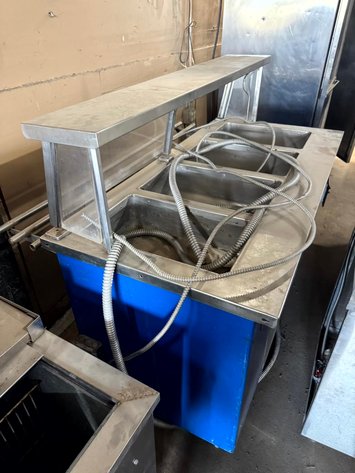 Image for Four-Well Rolling Commercial Steam Table