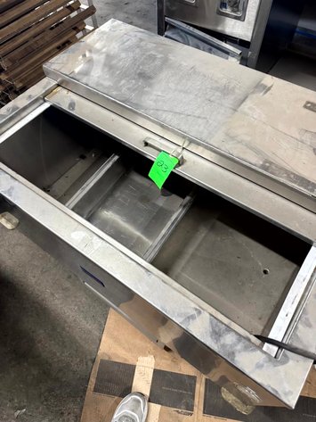 Image for Rolling Commercial Sandwich Prep Refrigerator