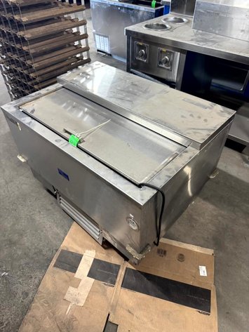 Image for Rolling Commercial Sandwich Prep Refrigerator