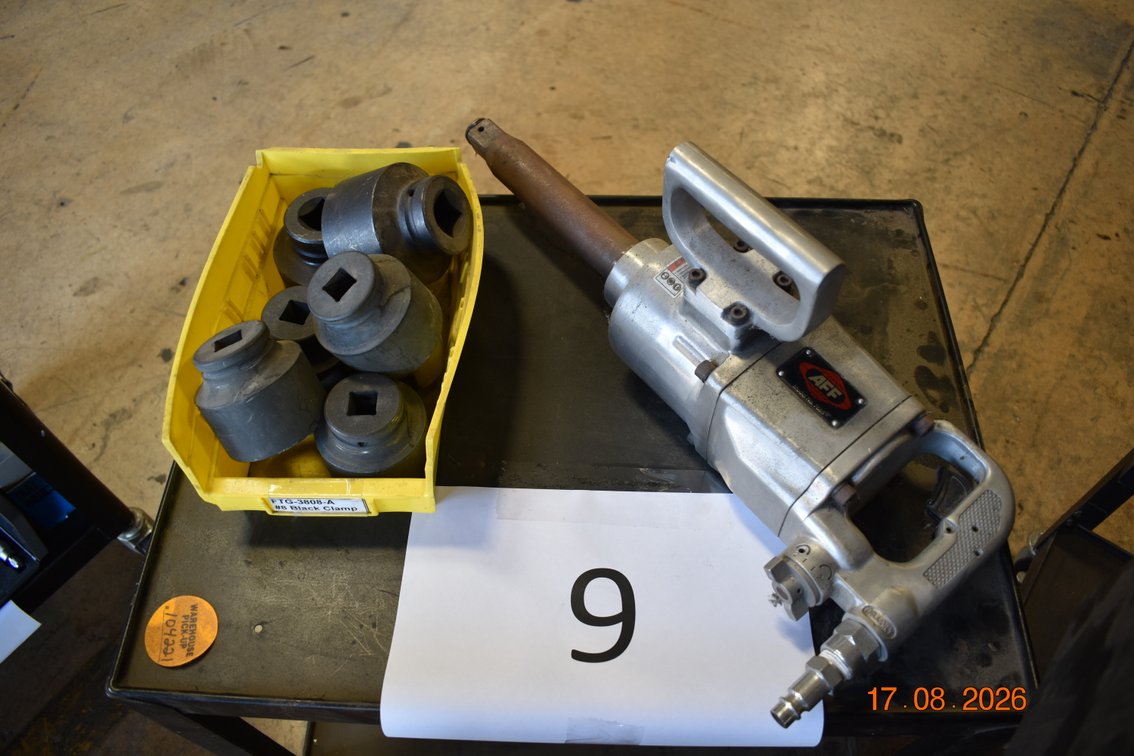 1" Air Impact Wrench and Sockets - Parts Units
