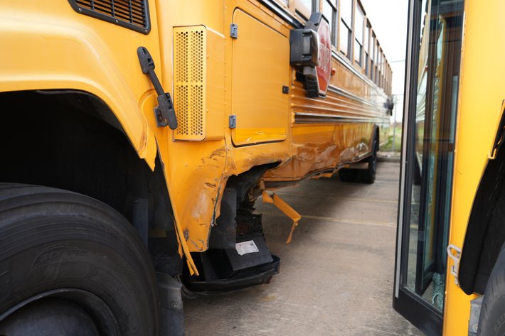 Image for 2019 Blue Bird School Bus (Wrecked) - Will Need to be Towed
