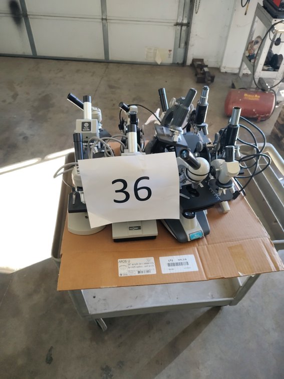 Microscopes and 26-in Acrylic Light Lens