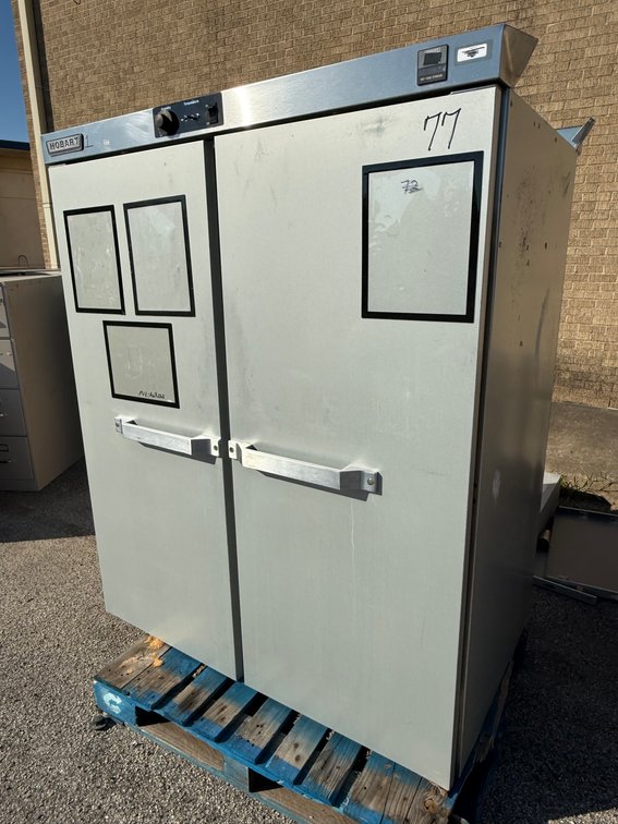 Hobart 2-Door Pass Thru Heated Cabinet