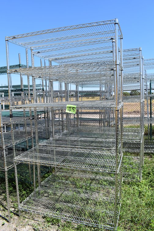 Stainless Steel Wire Mesh Shelves